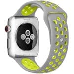 Sport Szíj Apple Watch SE/11/10/9/8/7/6/5/4/3/Ultra 1/2/3 (44/45/46/49mm) Silver/Sárga