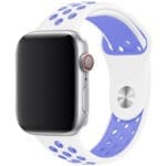 Sport Szíj Apple Watch SE/11/10/9/8/7/6/5/4/3/Ultra 1/2/3 (44/45/46/49mm) Fehér/Lavender