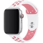 Sport Szíj Apple Watch SE/11/10/9/8/7/6/5/4/3/Ultra 1/2/3 (44/45/46/49mm) Fehér/Rózsaszín