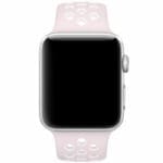 Sport Szíj Apple Watch SE/11/10/9/8/7/6/5/4/3 (42/41/40/38mm) Rózsaszín/Fehér