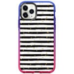 Stripes Arany Fekete Fehér iPhone 11 Pro Tok