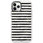 Stripes Arany Fekete Fehér iPhone 11 Pro Tok