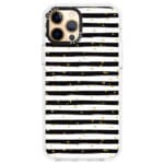 Stripes Arany Fekete Fehér iPhone 12 Pro Max Tok