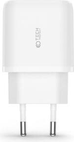 Tech-Protect C20W 2-port Network Charger PD 20W QC 3.0 White