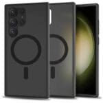 Tech-Protect Magmat MagSafe Matte Black Samsung Galaxy S23 Ultra Tok