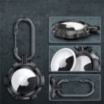 Tech-Protect TPU Carbon Apple AirTag Black