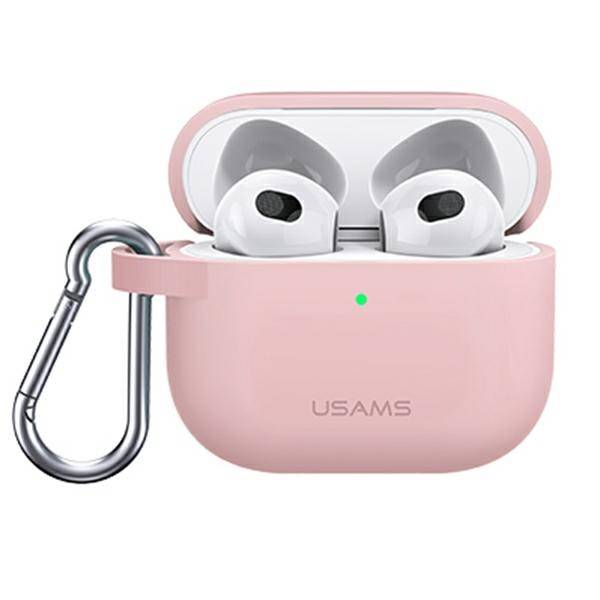 Usams AirPods 3 Silicon Pink BH741AP03 Tok