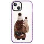 Warm Wishes Mom Brown Hair iPhone 14 Tok