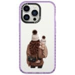 Warm Wishes Mom Brown Hair Kryt iPhone 14 Pro Tok