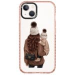 Warm Wishes Mom Brown Hair iPhone 14 Tok