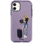 Woman Blonde With Baggage iPhone 11 Tok