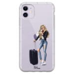 Woman Blonde With Baggage iPhone 11 Tok