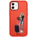 Woman Blonde With Baggage iPhone 12/12 Pro Tok