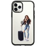 Woman Brunette With Baggage iPhone 11 Pro Max Tok