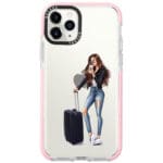 Woman Brunette With Baggage iPhone 11 Pro Tok