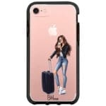 Woman Brunette With Baggage iPhone 8/7/SE 2020/SE 2022 Tok