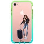 Woman Brunette With Baggage iPhone 8/7/SE 2020/SE 2022 Tok
