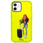 Woman Redhead With Baggage iPhone 12/12 Pro Tok