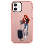 Woman Redhead With Baggage iPhone 12/12 Pro Tok