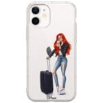 Woman Redhead With Baggage iPhone 12 Mini Tok