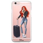 Woman Redhead With Baggage iPhone 6/6S Tok