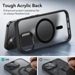 ESR CH Halolock MagSafe Frosted Black iPhone 15 Tok