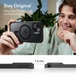 ESR CH Halolock MagSafe Frosted Black iPhone 15 Tok