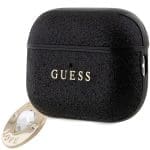Guess GUAP2PGEHCDK Black Fixed Glitter Heart Diamond Charm AirPods Pro 2 Tok
