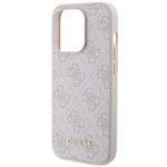 Guess GUHCP15LG4GFPI Pink Hardcase 4G Metal Gold Logo iPhone 15 Pro Tok