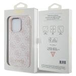 Guess GUHCP15LG4GFPI Pink Hardcase 4G Metal Gold Logo iPhone 15 Pro Tok