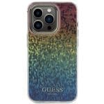 Guess GUHCP15LHDECMI Rainbow Hardcase IML Faceted Mirror Disco Iridescent iPhone 15 Pro Tok