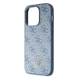 Guess GUHCP15LP4TDSCPB Blue Hardcase Crossbody 4G Metal Logo iPhone 15 Pro Tok