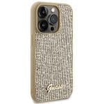 Guess GUHCP15LPMSDGSD Gold Hardcase Disco Metal Script iPhone 15 Pro Tok