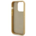 Guess GUHCP15LPMSDGSD Gold Hardcase Disco Metal Script iPhone 15 Pro Tok