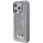 Guess GUHCP15LPSFDGSS Silver Hardcase Sequin Script Metal iPhone 15 Pro Tok