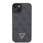Guess GUHCP15MP4TDSCPK Black Hardcase Crossbody 4G Metal Logo iPhone 15 Plus Tok