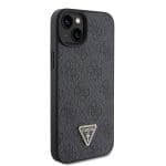 Guess GUHCP15MP4TDSCPK Black Hardcase Crossbody 4G Metal Logo iPhone 15 Plus Tok