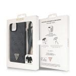 Guess GUHCP15MP4TDSCPK Black Hardcase Crossbody 4G Metal Logo iPhone 15 Plus Tok