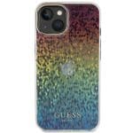 Guess GUHCP15SHDECMI Rainbow Hardcase IML Faceted Mirror Disco Iridescent iPhone 15 Tok