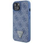 Guess GUHCP15SP4TDSCPB Blue Hardcase Crossbody 4G Metal Logo iPhone 15 Tok