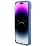 Guess GUHCP15SP4TDSCPB Blue Hardcase Crossbody 4G Metal Logo iPhone 15 Tok