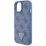 Guess GUHCP15SP4TDSCPB Blue Hardcase Crossbody 4G Metal Logo iPhone 15 Tok