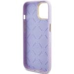 Guess GUHCP15SPGMCSL Lilac Hardcase Glitter Glossy Script iPhone 15 Tok