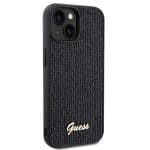 Guess GUHCP15SPMSDGSK Black Hardcase Disco Metal Script iPhone 15 Tok