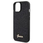 Guess GUHCP15SPMSDGSK Black Hardcase Disco Metal Script iPhone 15 Tok