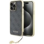 Guess GUHCP15XGF4GGR Grey Hardcase 4G Charms Collection iPhone 15 Pro Max Tok