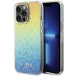 Guess GUHCP15XHDECMI Rainbow Hardcase IML Faceted Mirror Disco Iridescent iPhone 15 Pro Max Tok