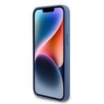 Guess GUHCP15XP4TDPB Blue Hardcase Leather 4G Triangle Strass iPhone 15 Pro Max Tok