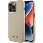 Guess GUHCP15XPGMCSD Light Gold Hardcase Glitter Glossy Script iPhone 15 Pro Max Tok