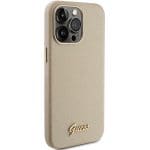 Guess GUHCP15XPGMCSD Light Gold Hardcase Glitter Glossy Script iPhone 15 Pro Max Tok